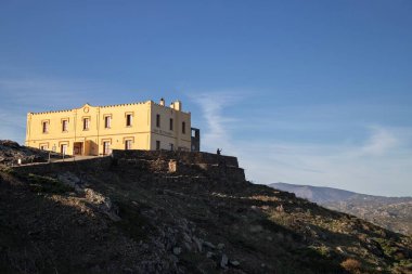 Cap de Creus, İspanya 'da bir tepede bir bar restoranı.