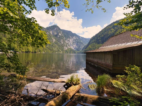 Bellissimo Paesaggio Del Lago Toplitz Terra Ausseer Stiria Salzkammergut — Foto Stock