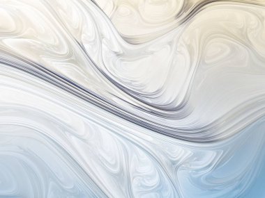 Beyaz dalgalı bir desen arkaplanının bir çizimi