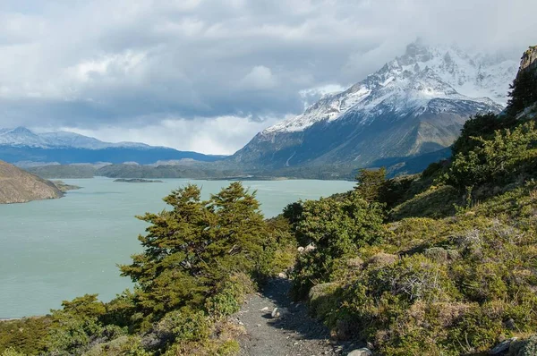 Utsikt Över Nordenskjold Sjön Torres Del Paine Nationalpark Patagonien Chile — Stockfoto