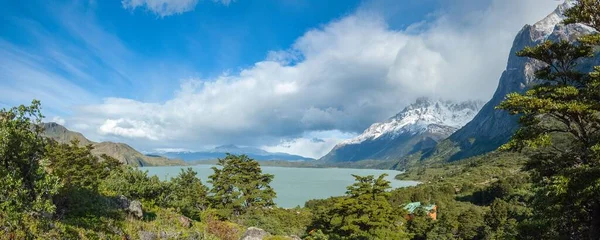 Άποψη Της Λίμνης Nordenskjold Στο Εθνικό Πάρκο Torres Del Paine — Φωτογραφία Αρχείου