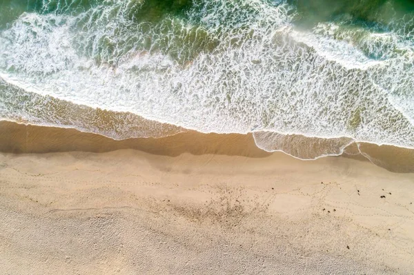 Vista Superior Imagen Aérea Desde Dron Una Impresionante Hermosa Playa —  Fotos de Stock