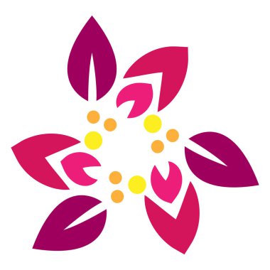 Beyaz arka planda izole edilmiş güzel pembe bir çiçek.