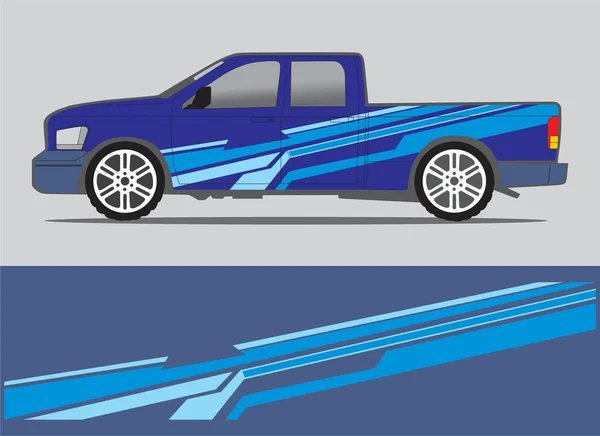 Färg Bil Klistermärken Med Den Senaste Designen — Stock vektor