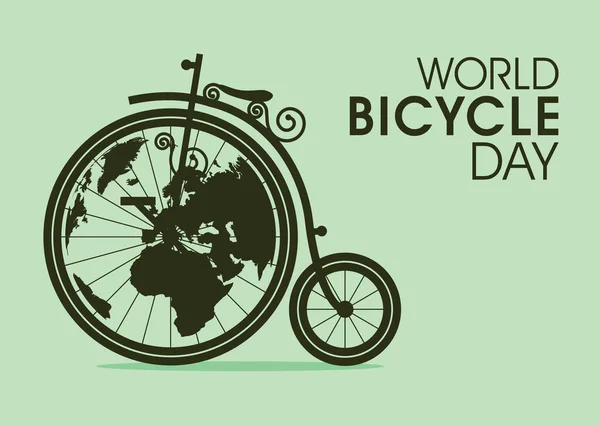 Klasik Bisiklet Dünya Resimleri — Stok Vektör