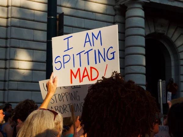 Protestocular New Orleans Taki Temyiz Mahkemesi Nin Önünde Deli Gibi — Stok fotoğraf