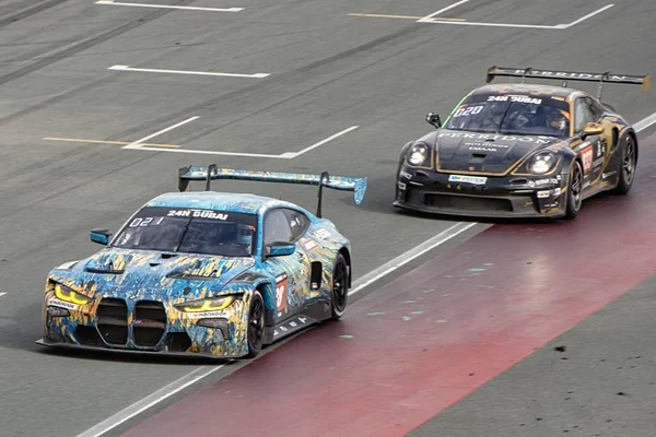 Una Vista 24H Series Hankook Automovilismo Autódromo Dubai Los Emiratos — Foto de Stock