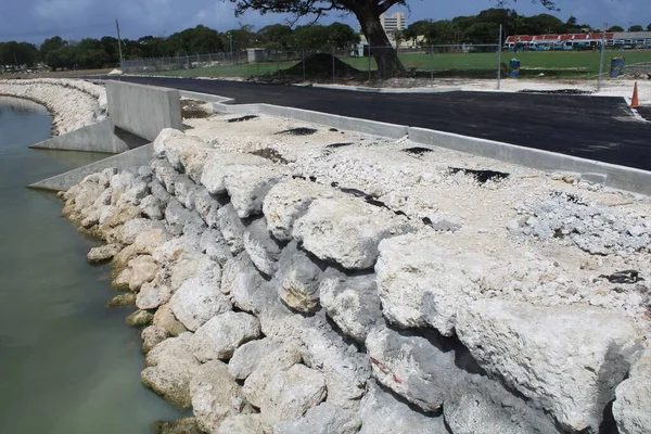 Fotografie Dokončené Constitution River Bridgetownu Barbados — Stock fotografie