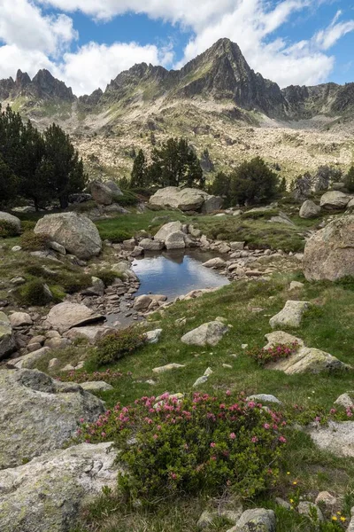 Mountain Landscape Lakes Peaks Gerber Valley Aiguestortes Estany Sant Maurici — Stock Photo, Image