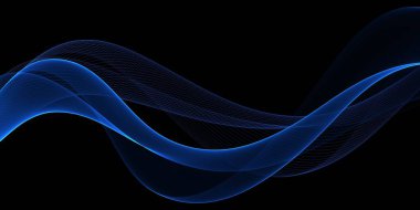 Güzel Yumuşak mavi akış arkaplanı