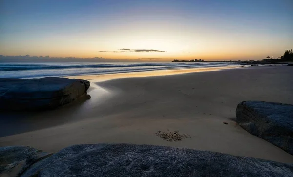 Красивый Вид Побережье Квинсленда Закате Австралия — стоковое фото