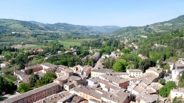 Talya Nın Emilia Romagna Şehrinde Bir Ortaçağ Köyü — Stok fotoğraf