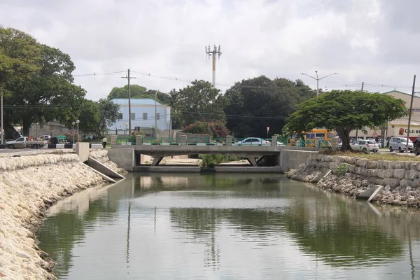 Foto Des Fertigen Constitution River Bridgetown Barbados — Stockfoto