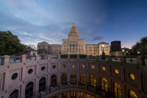Une Vue Panoramique Sur Texas Capitol Austin — Photo