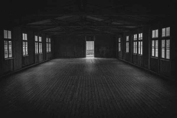 Uma Barraca Campo Concentração Mauthausen — Fotografia de Stock