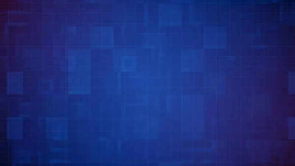 Ein Blaues Quadratisches Raster Grafischer Technologie Hintergrund — Stockfoto
