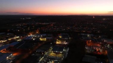 İngiltere 'nin Worcestershire şehrinde yoğun bir gece hayatı