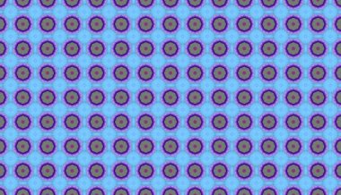 Mavi ve mor desenli kusursuz bir daire şekli.