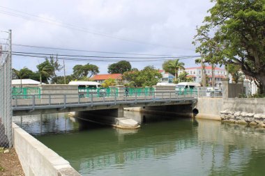 Bridgetown Barbados 'ta tamamlanan Anayasa Nehri Fotoğrafı