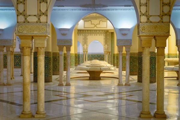 Interno Della Moschea Hassan Casablanca Marocco — Foto Stock