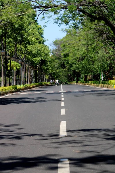 Uma Vista Rock Garden Road Almatti Karnataka — Fotografia de Stock
