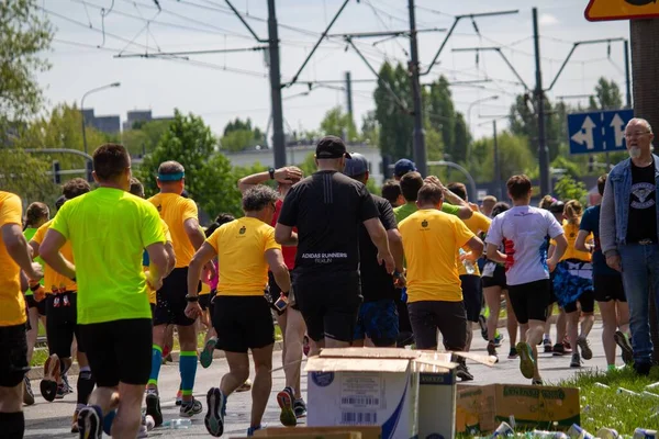 Folket Deltar Tävlingen Wings Life World Run — Stockfoto