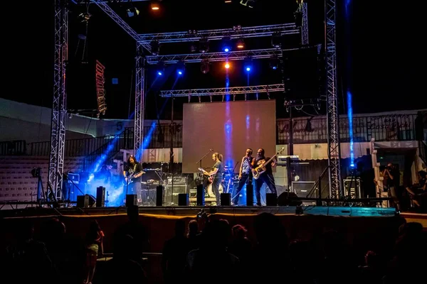 Συναυλία Της Nahevia Στο Πρώτο Φεστιβάλ Lepanto Rock Που Πραγματοποιήθηκε — Φωτογραφία Αρχείου