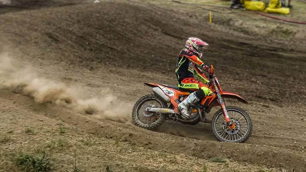 Hardi Roosiorg Της Sahkar Racing Κατά Διάρκεια Του Fim Motocross — Φωτογραφία Αρχείου