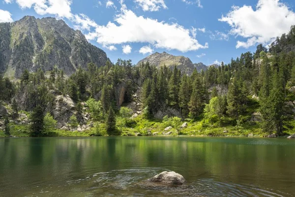 Berglandschap Met Meren Toppen Het Gerbertal Aiguestortes Het Estany Sant — Stockfoto