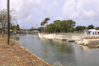 Bridgetown Barbados 'ta tamamlanan Anayasa Nehri Fotoğrafı