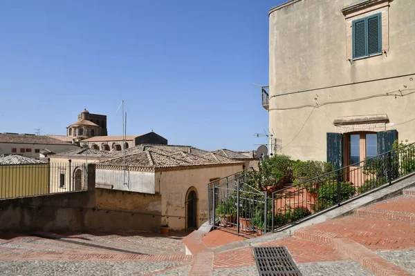 Street Old Houses Ferrandina Rural Village Basilicata Region Italy — Stockfoto