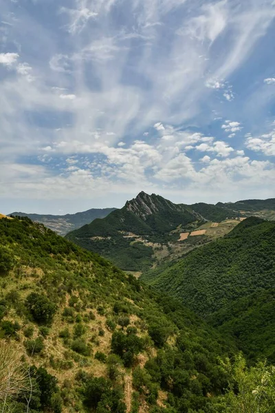 Panoramic View Mountains Basilicata Province Potenza Italy — Photo