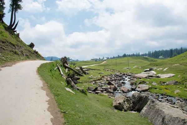 Gulmarg Noto Come Gulmarag Kashmiri Una Città Stazione Collinare Meta — Foto Stock