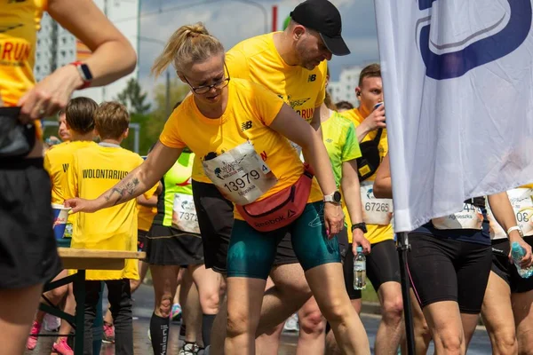 Folket Deltar Tävlingen Wings Life World Run — Stockfoto