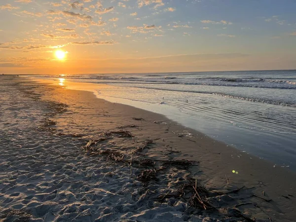 Сонячний Схід Над Узбережжям Південної Кароліни Сша — стокове фото