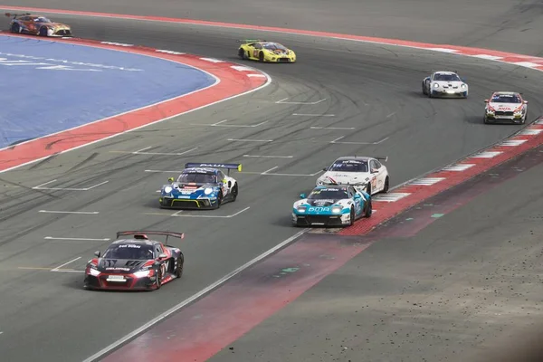 Une Vue Série 24H Hankook Sport Automobile Autodrome Dubaï Émirats — Photo