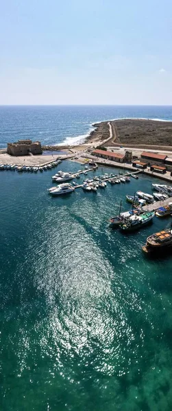 Vue Aérienne Port Paphos Chypre — Photo
