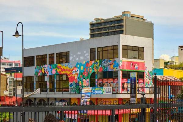 Een Gebouw Met Graffiti San José Costa Rica — Stockfoto