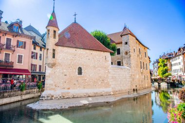 Annecy, Fransa 'daki eski binalar.