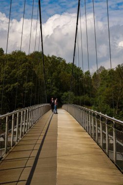 Eifel Milli Parkı 'ndaki Victor Neels köprüsü.