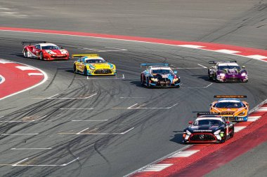 Dubai Autodrome 'da bir motor sporu, Dubai, BAE