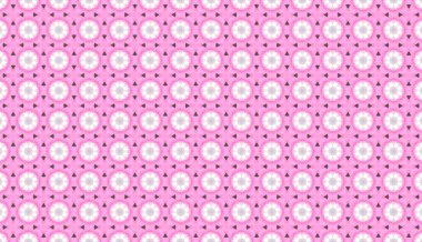 Afrika halısı gibi pembemsi ve beyaz renklerde pürüzsüz bir Hint etnik nakış deseni.