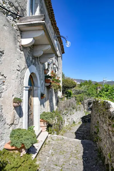 Narrow Street Old Village Morcone Province Benevento Italy — Stock Photo, Image