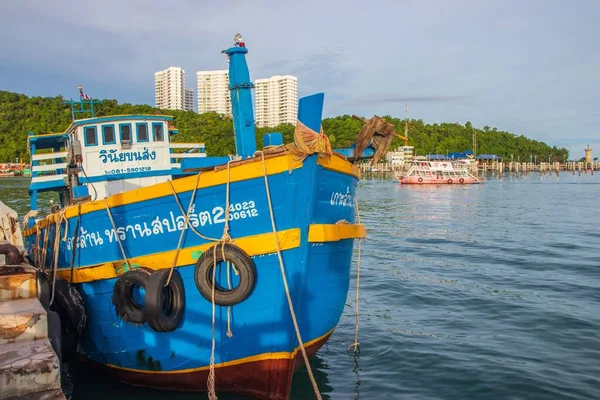 Экскурсия Яхта Рыбалки Дайвинга Пирсе Таиланде Юго Восточной Азии — стоковое фото