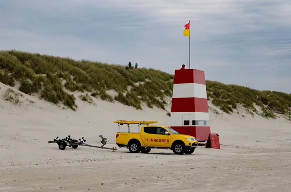 Livräddarstation Stranden Danmark — Stockfoto