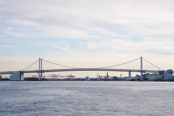 Odaiba Tarafından Tokyo Rıhtımı Manzarası — Stok fotoğraf