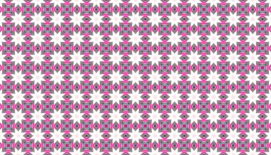 Pembe ve gri desenli kusursuz bir yıldız şekli.