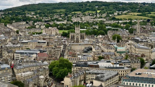 Banyonun Havadan Görünüşü Somerset — Stok fotoğraf