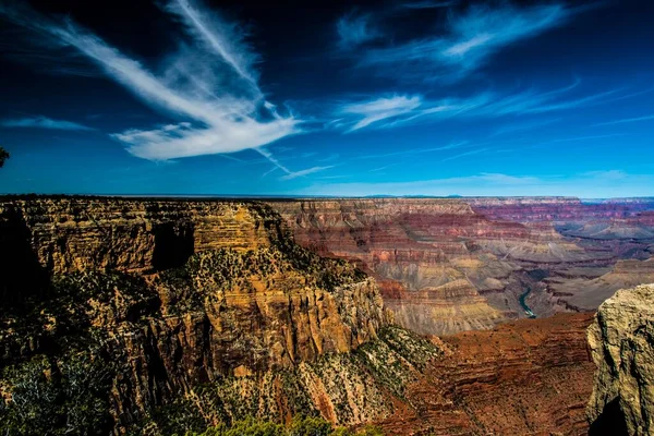 Μια Εκπληκτική Θέα Του Grand Canyon South Park Στην Αριζόνα — Φωτογραφία Αρχείου