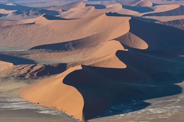 Namibie Vue Aérienne Sur Désert Namibien Saison Des Pluies Beau — Photo